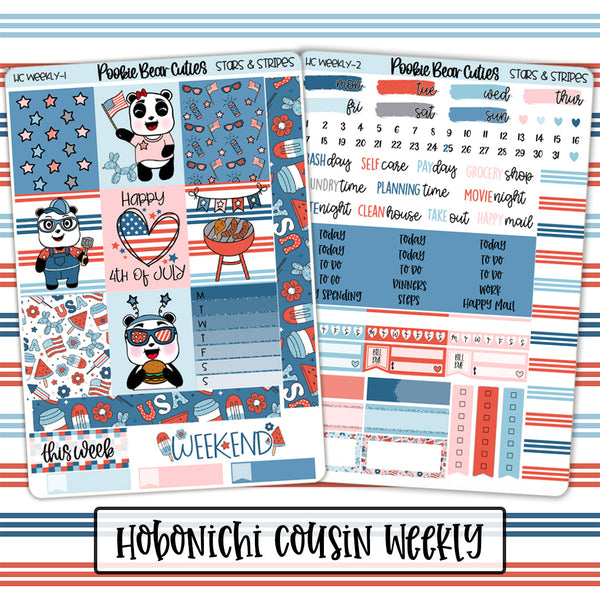 Hobonichi Cousin Weekly Kit | Stars & Stripes