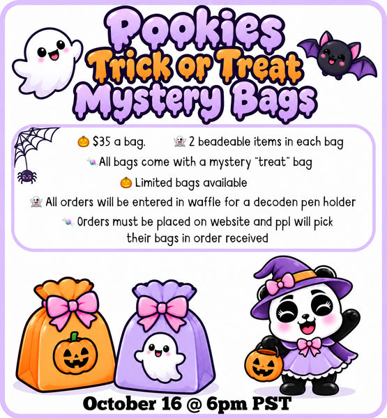 Pookie’s Trick or Treat Mystery Bags