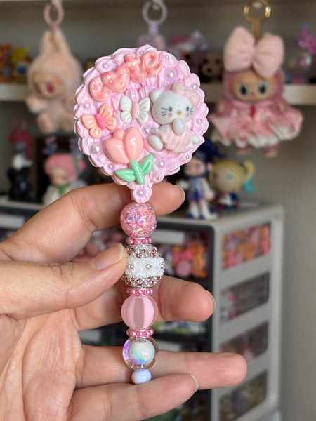 Custom Decoden Beaded Mirror