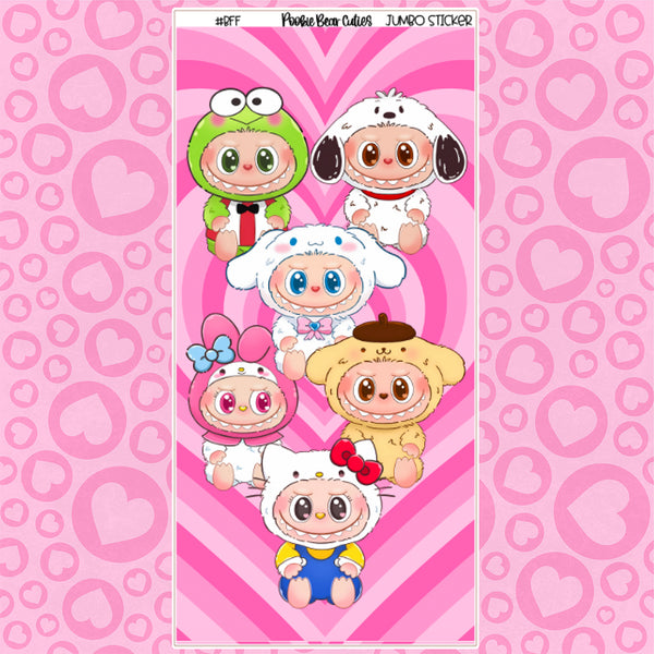 Bbf Sticker #BFF | Jumbo Sticker – Pookie Bear Cuties