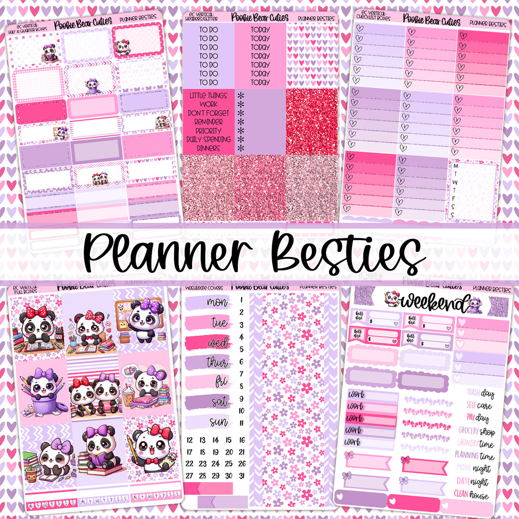 Mini Happy Planner February Planner Stickers Kit, Printable