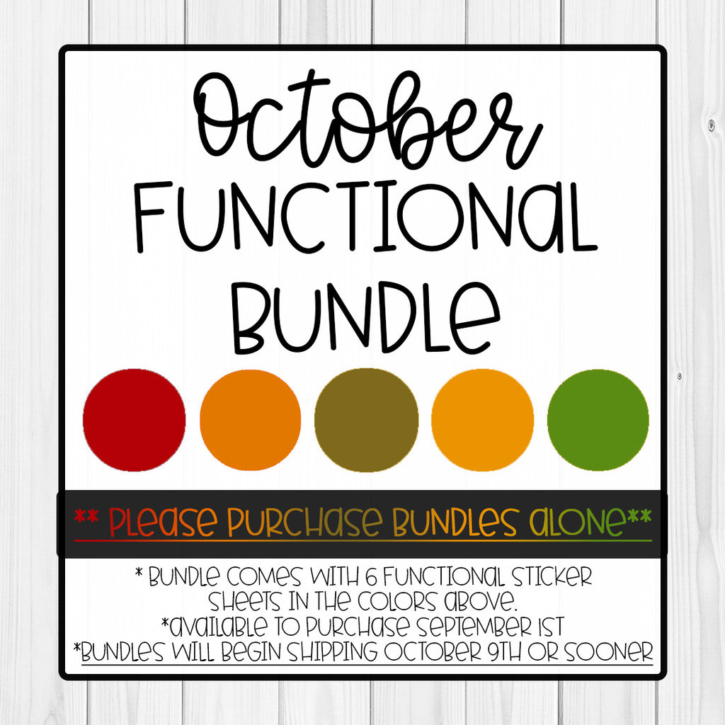 October Functional Bundle