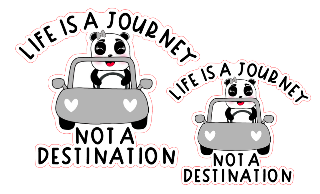 Large Die Cut | Life Is A Journey