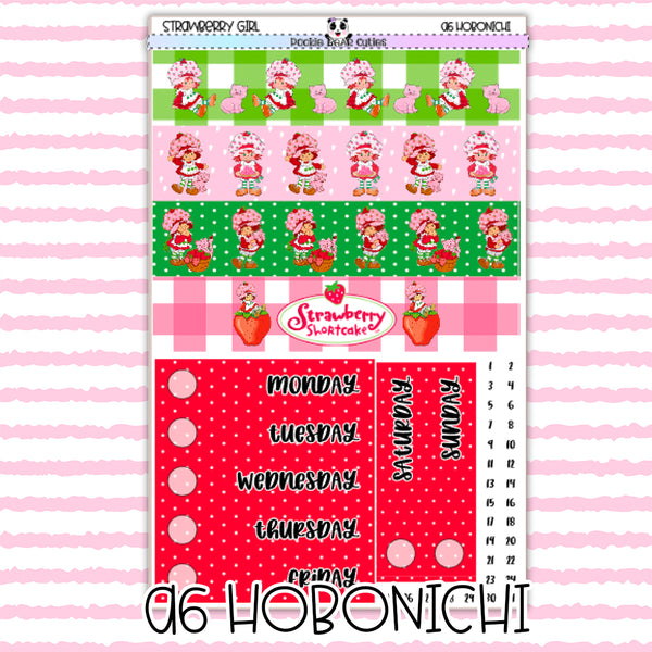 A6 Hobonichi | Strawberry Girl