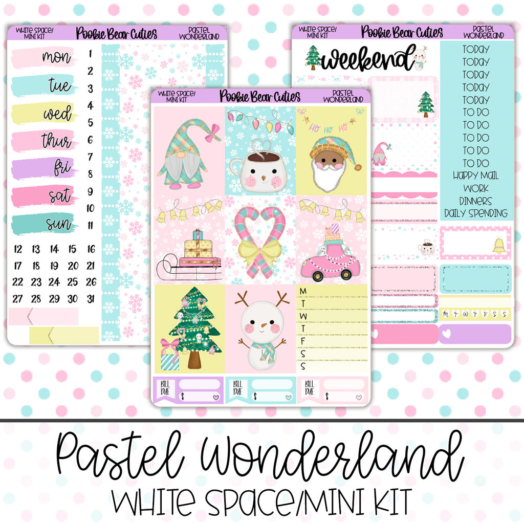 Pastel Wonderland  | White Space Kit