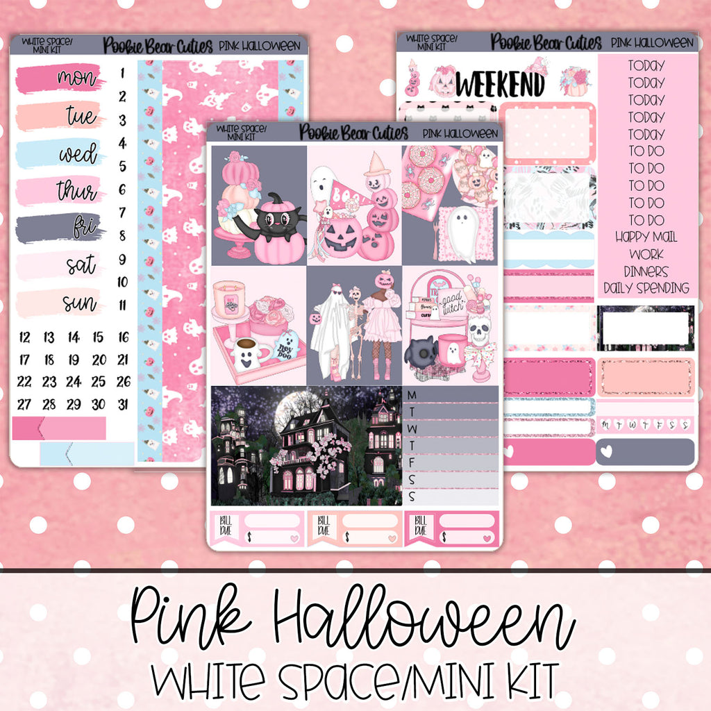 Pink Halloween | White Space Kit