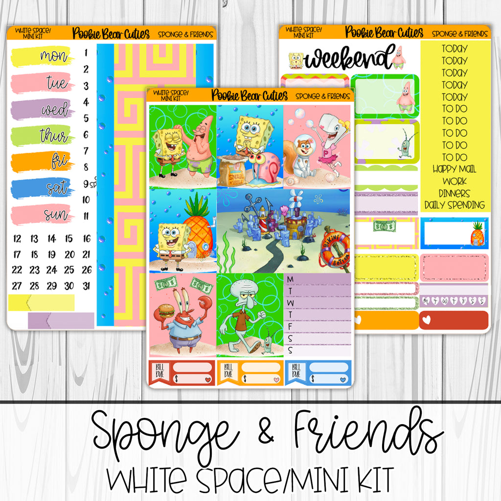 Sponge & Friends  | White Space Kit