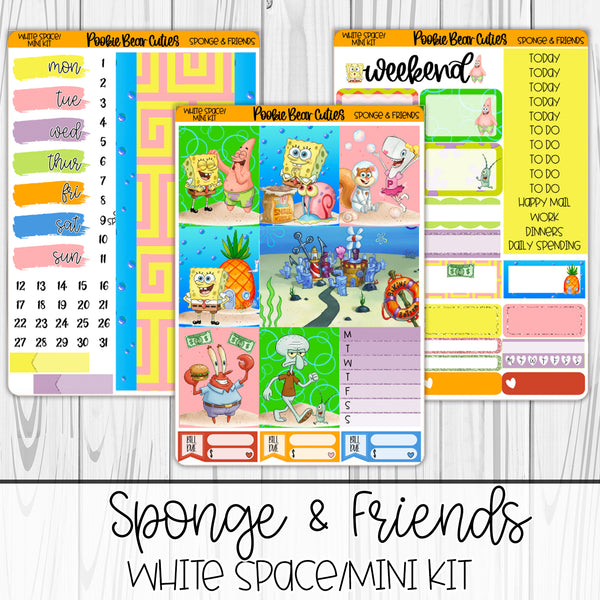 Sponge & Friends  | White Space Kit
