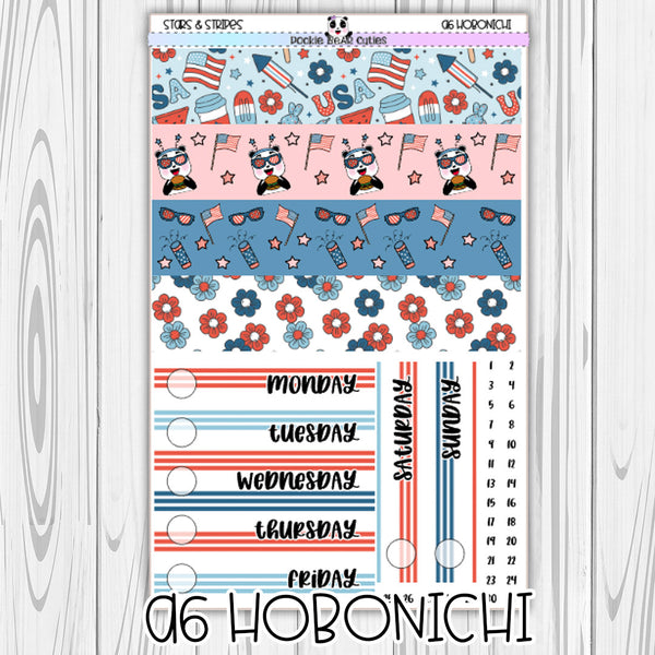 A6 Hobonichi | Stars & Stripes