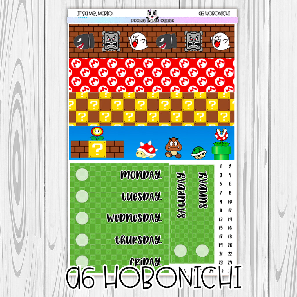 A6 Hobonichi | It'sa Me, Mario