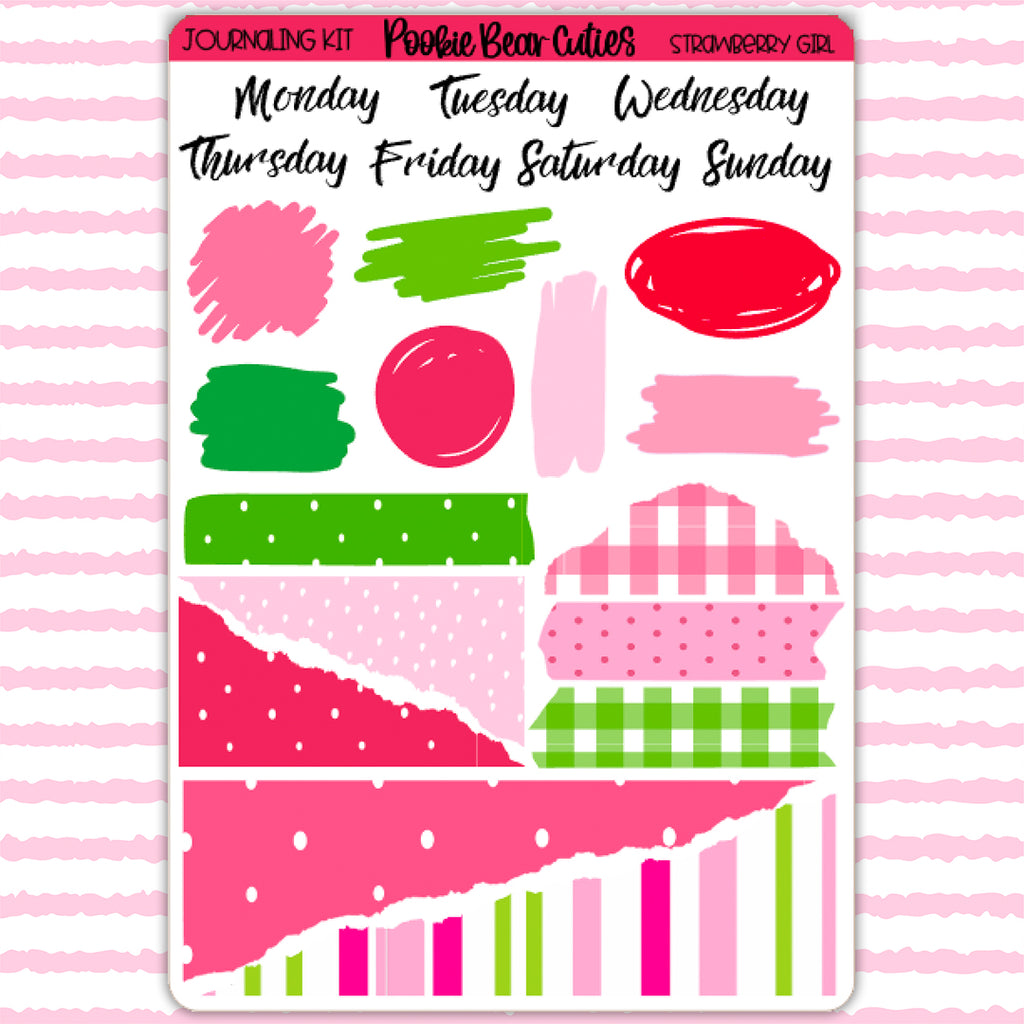 Journaling Kit | Strawberry Girl