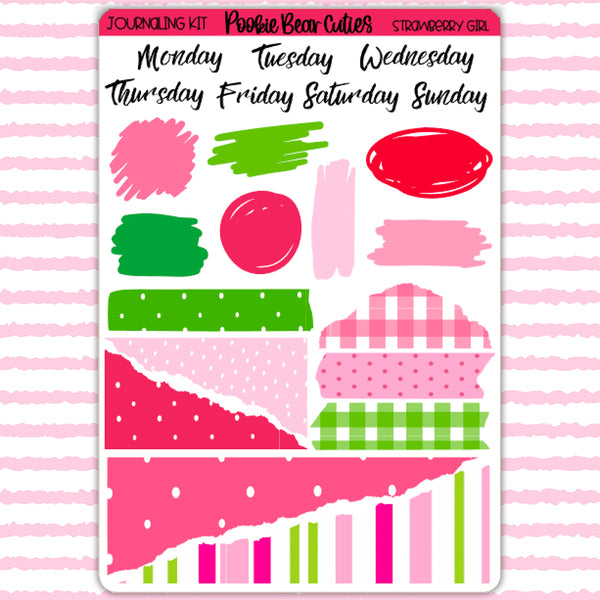 Journaling Kit | Strawberry Girl