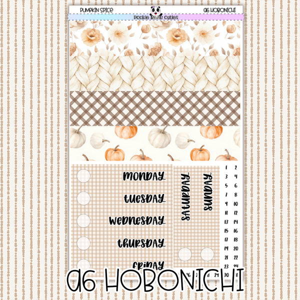 A6 Hobonichi | Pumpkin Spice