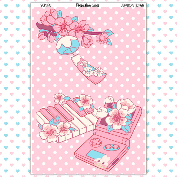 Sakura | Jumbo Stickers