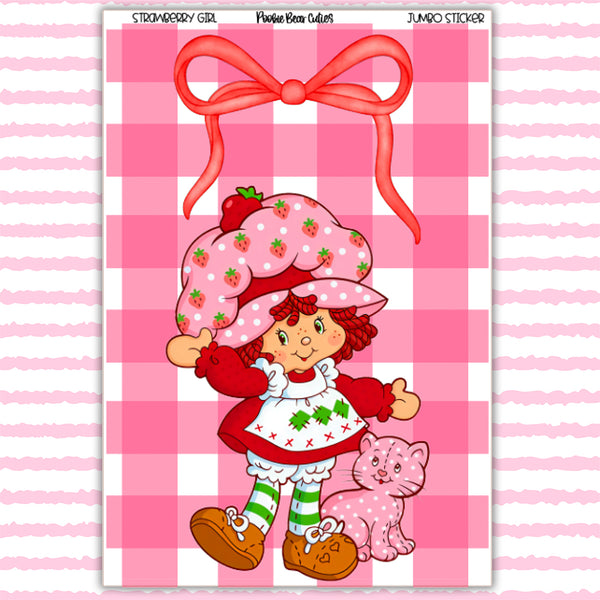 Strawberry Girl | Jumbo Sticker