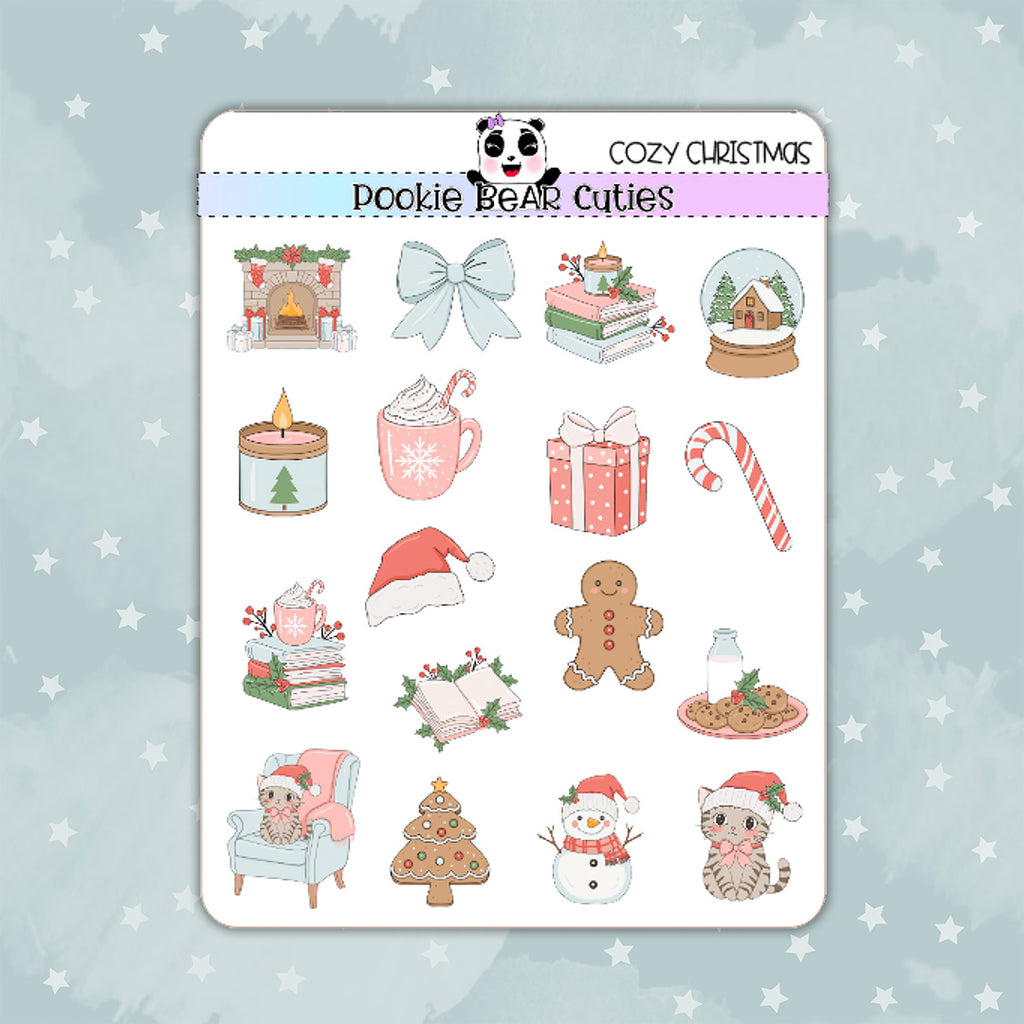 Cozy Christmas Deco Stickers