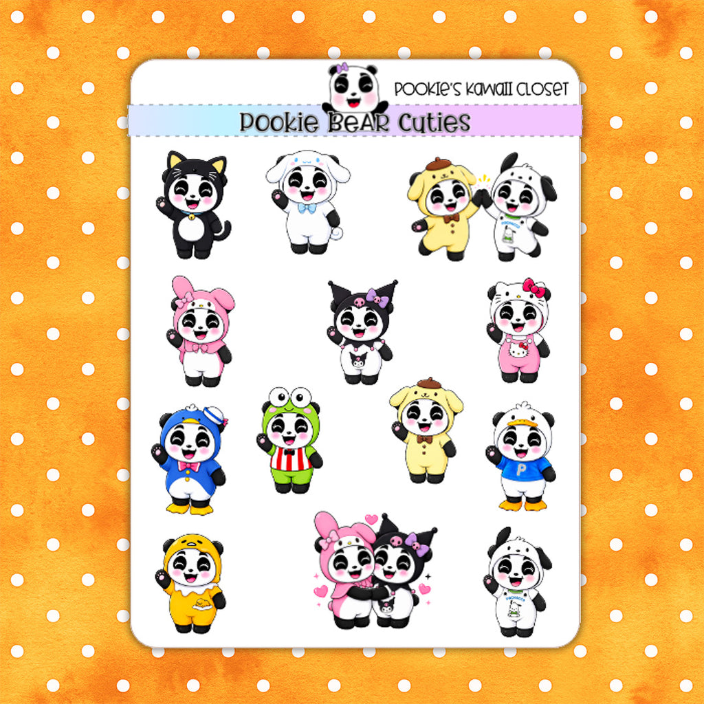 Pookie's Kawaii Closet Deco Stickers