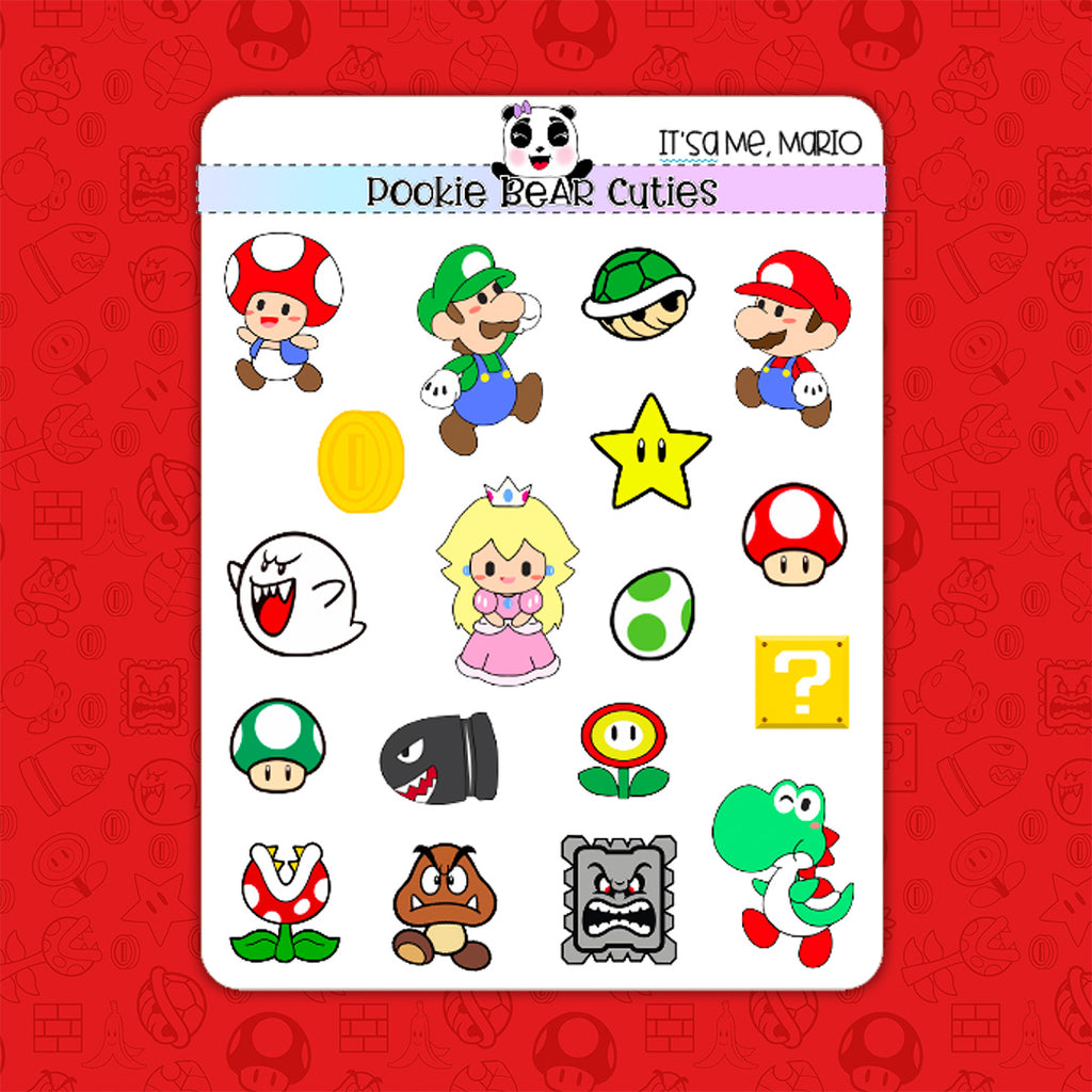 It'sa Me, Mario Deco Stickers