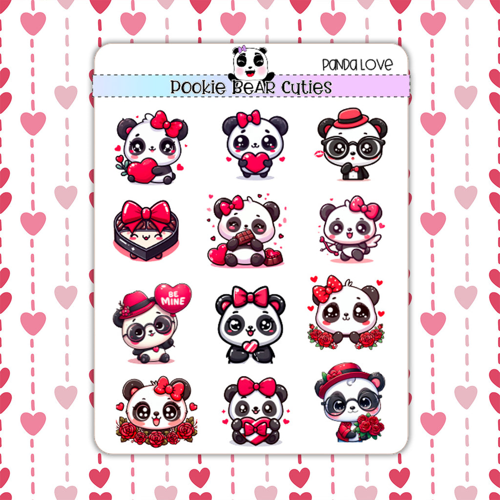 Panda Love Deco Stickers