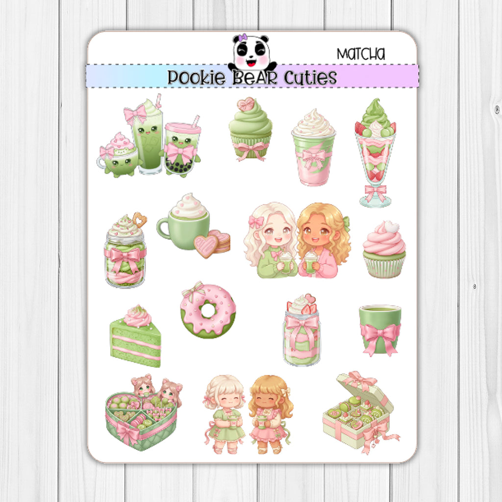 Matcha Deco Stickers