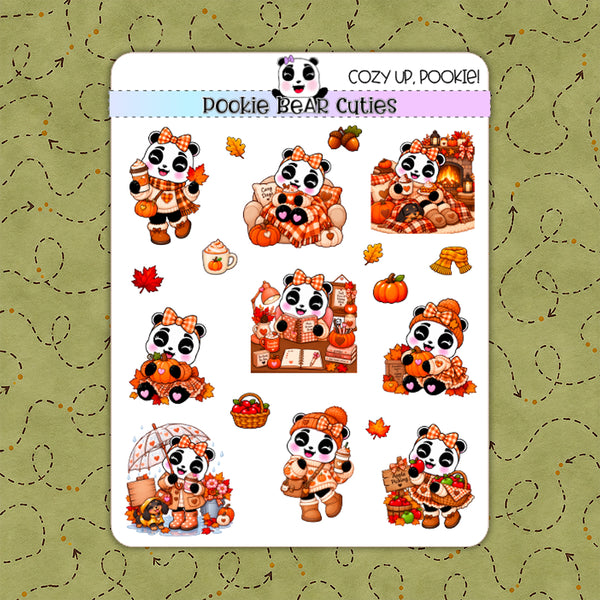 Cozy Up, Pookie Deco Stickers