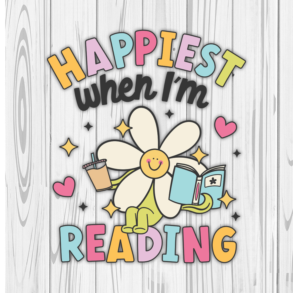 Die Cut | Happiest When I'm Reading