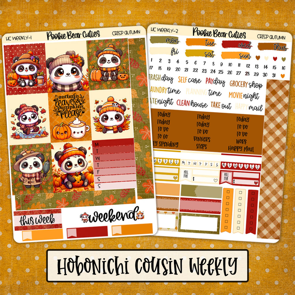 Hobonichi Cousin Weekly Kit | Crisp Autumn