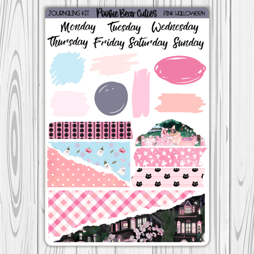 Journaling Kit | Pink Halloween