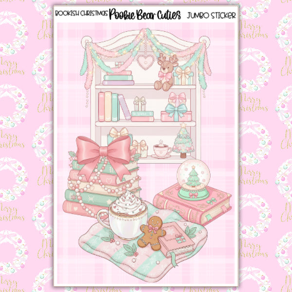 Bookish Christmas | Jumbo Sticker