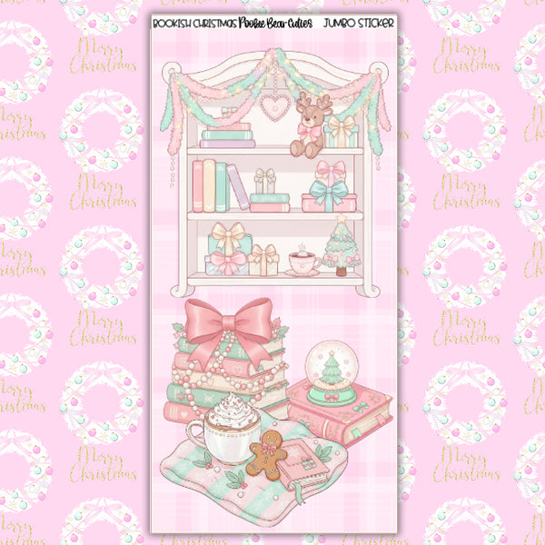 Bookish Christmas | Jumbo Sticker