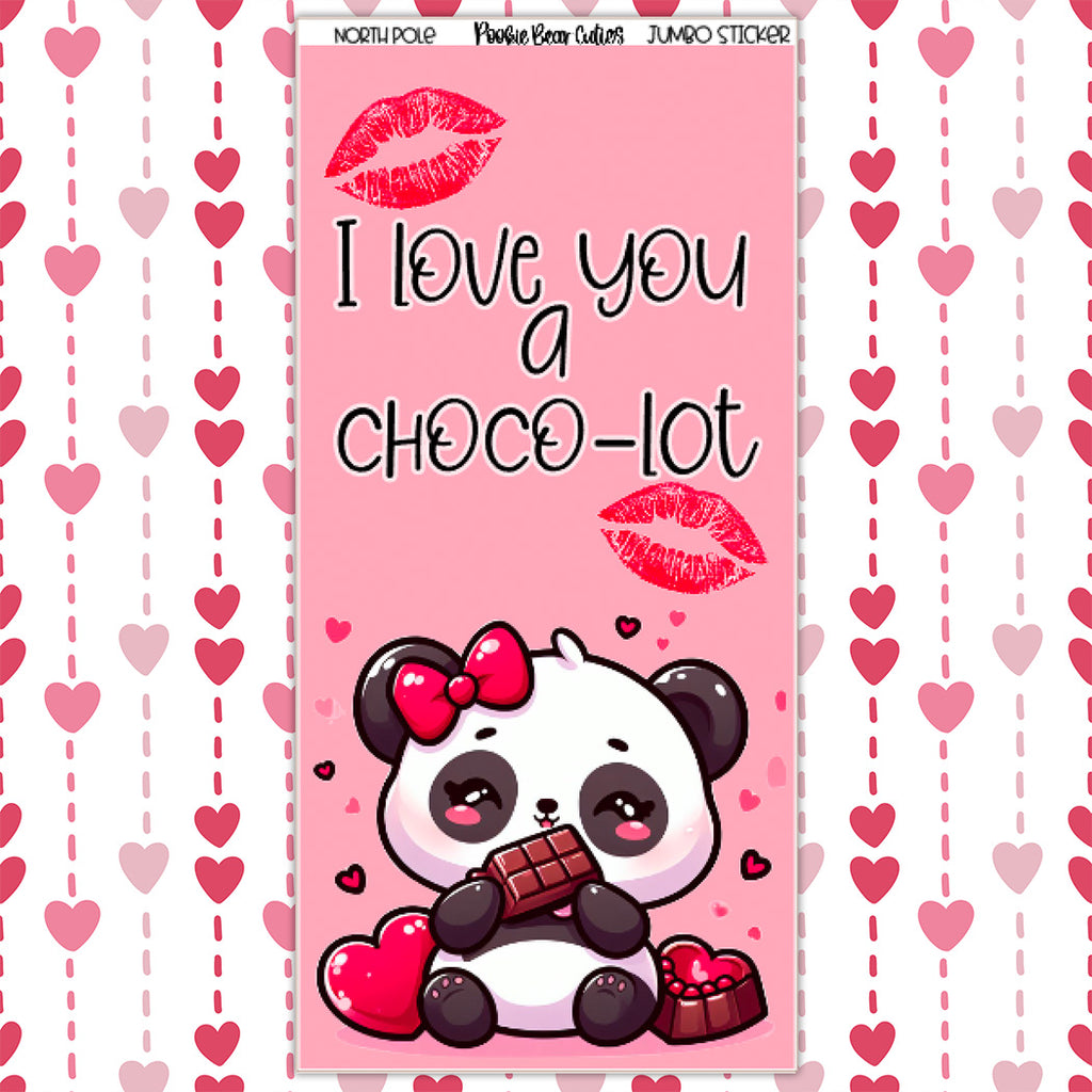 Panda Love  | Jumbo Stickers