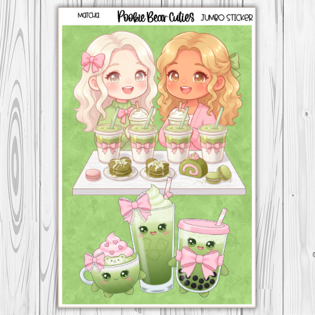 Matcha | Jumbo Sticker