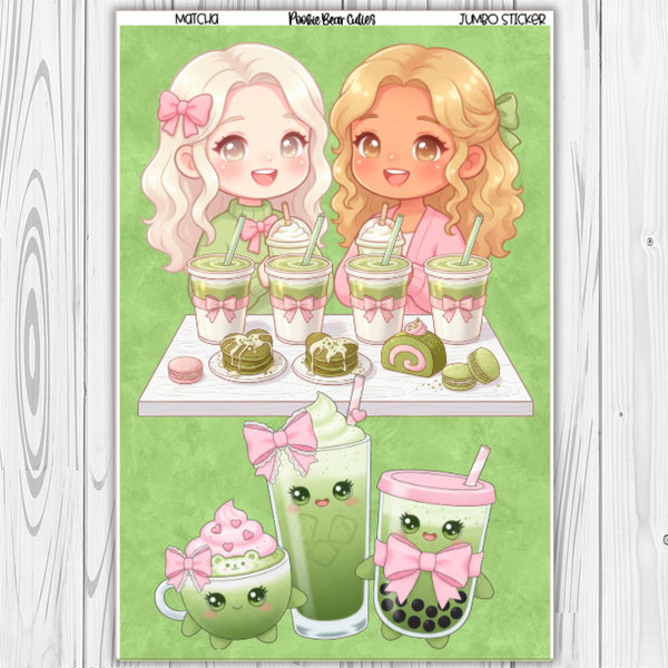 Matcha | Jumbo Sticker