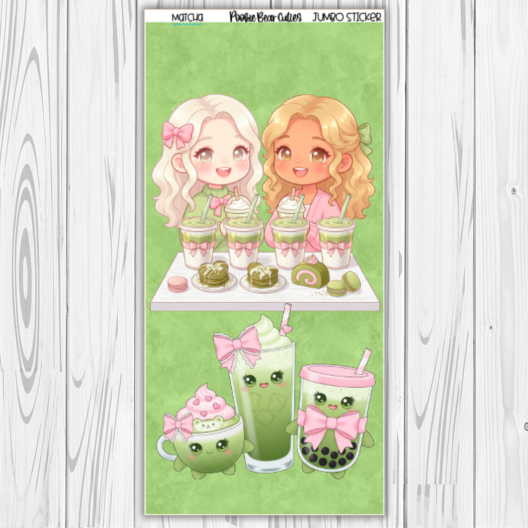 Matcha | Jumbo Sticker