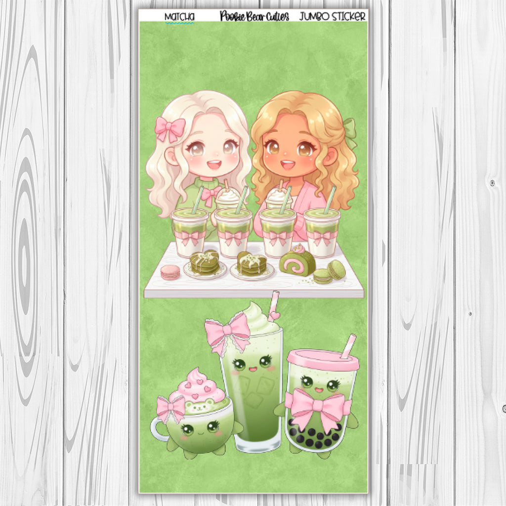 Matcha | Jumbo Sticker