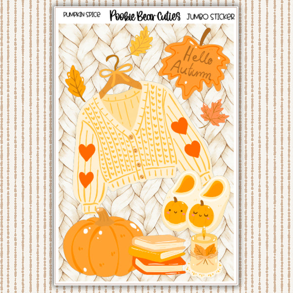 Pumpkin Spice | Jumbo Sticker