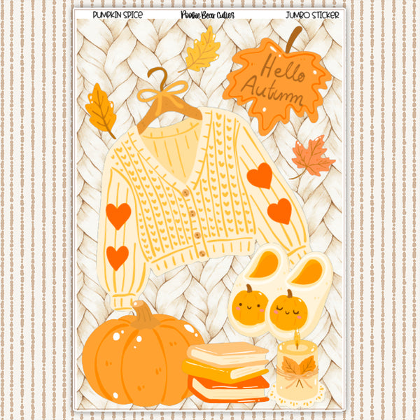 Pumpkin Spice | Jumbo Sticker