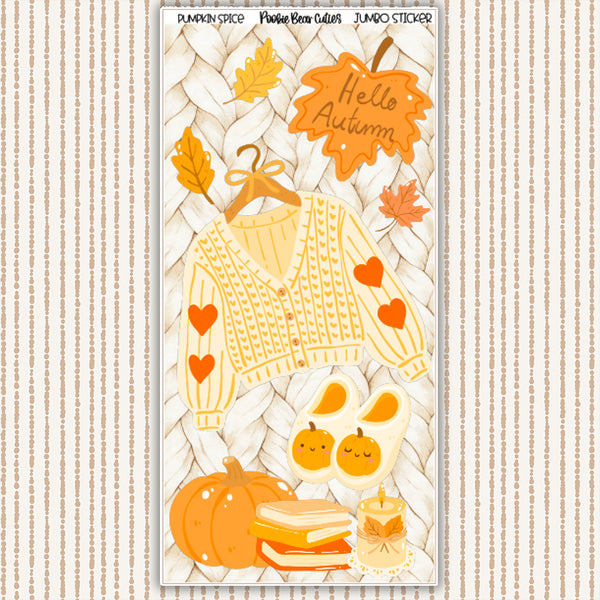 Pumpkin Spice | Jumbo Sticker