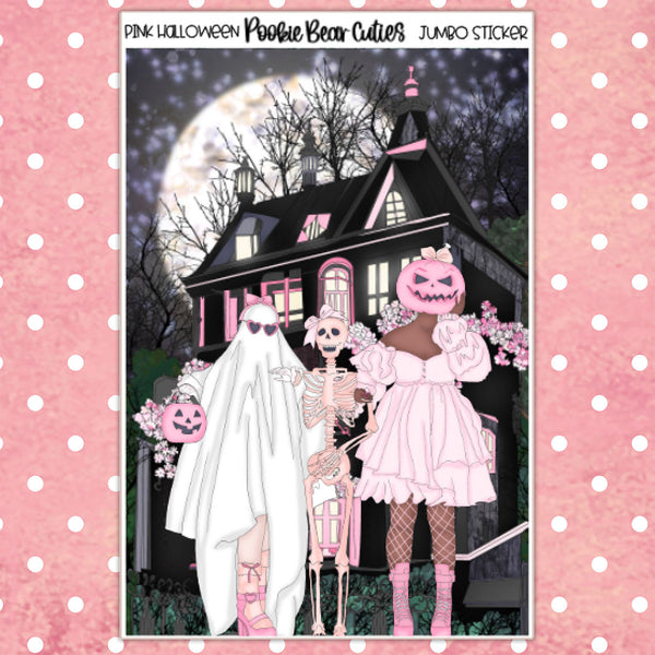 Pink Halloween | Jumbo Stickers