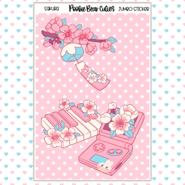Sakura | Jumbo Stickers