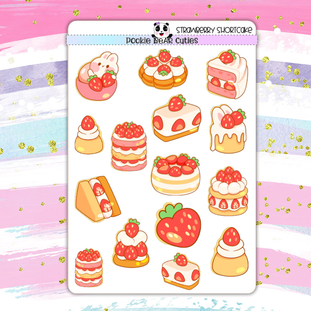 Printable Strawberry Sticker Set – The Seasonal Pages
