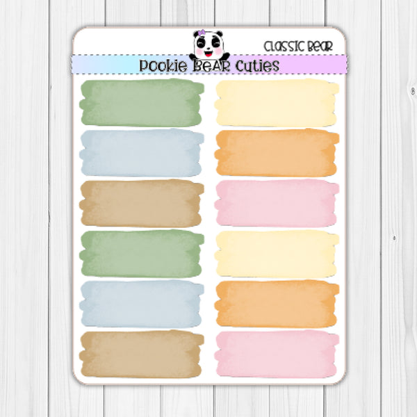 Classic Bear | Watercolor Swatches
