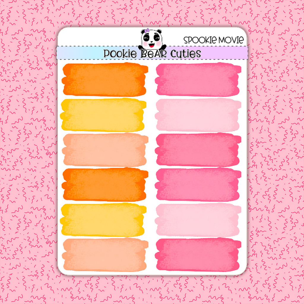 Spooky Movie | Watercolor Swatches