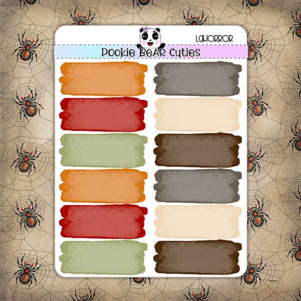 LaHorror | Watercolor Swatches