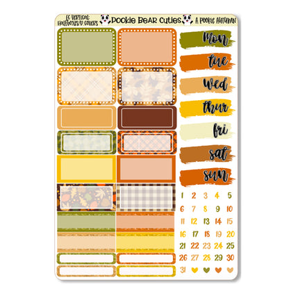 A Pookie Autumn Weekly Kit