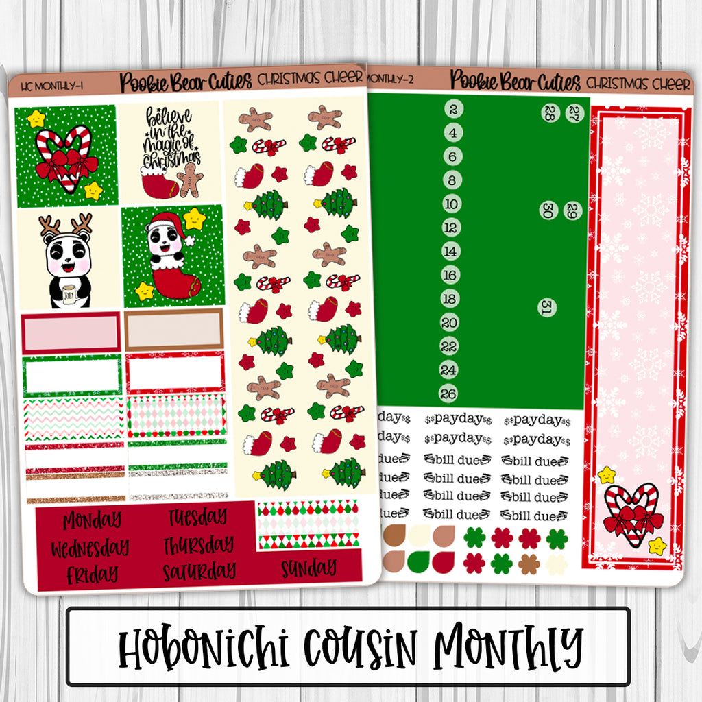 Hobonichi Cousin Monthly | Christmas Cheer