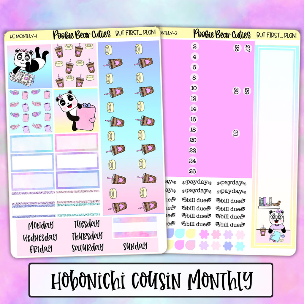 Hobonichi Cousin Monthly | But First... Plan!