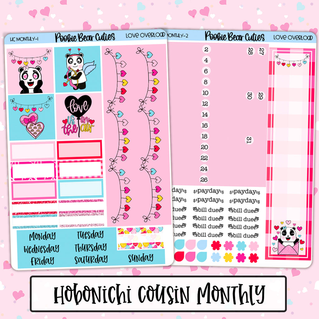 Hobonichi Cousin Monthly | Love Overload