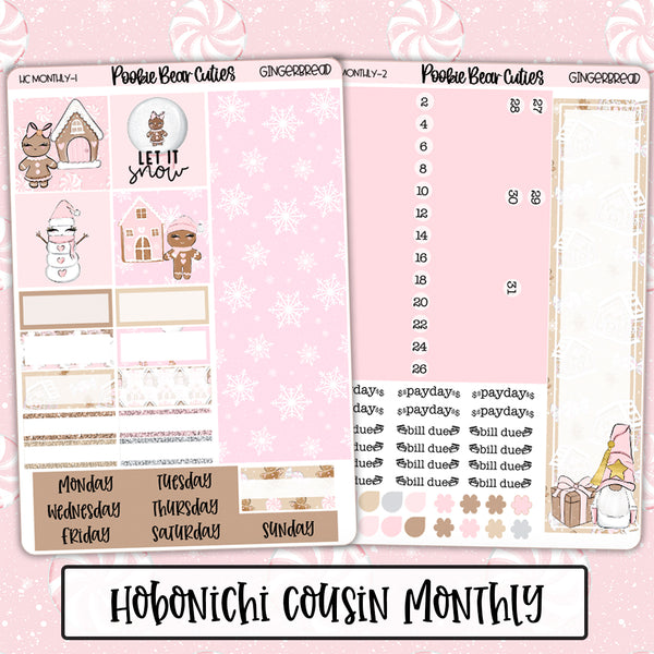 Hobonichi Cousin Monthly | Gingerbread