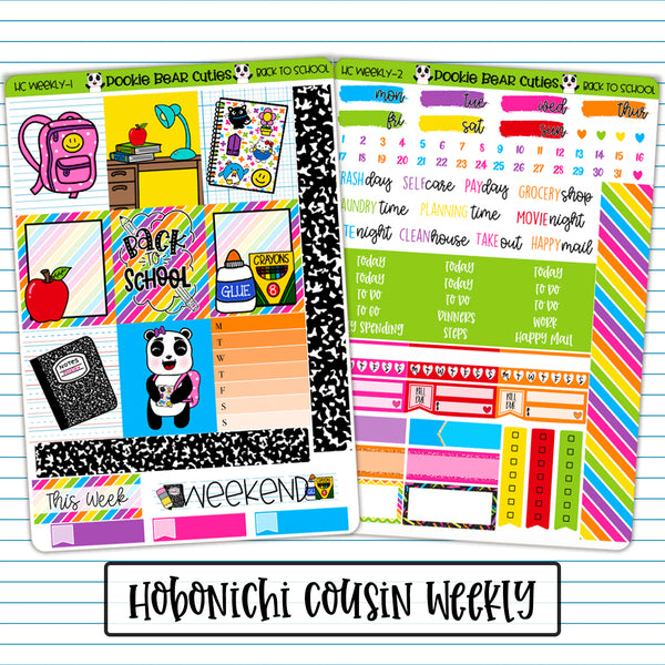 Hobonichi Cousin Weekly Kit | Back to School